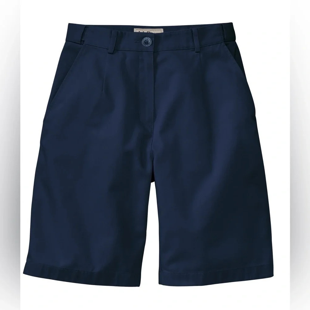 L.L. Bean Wrinkle-Free Bayside Shorts, Ultra High-Rise Hidden Comfort Waist 9"
